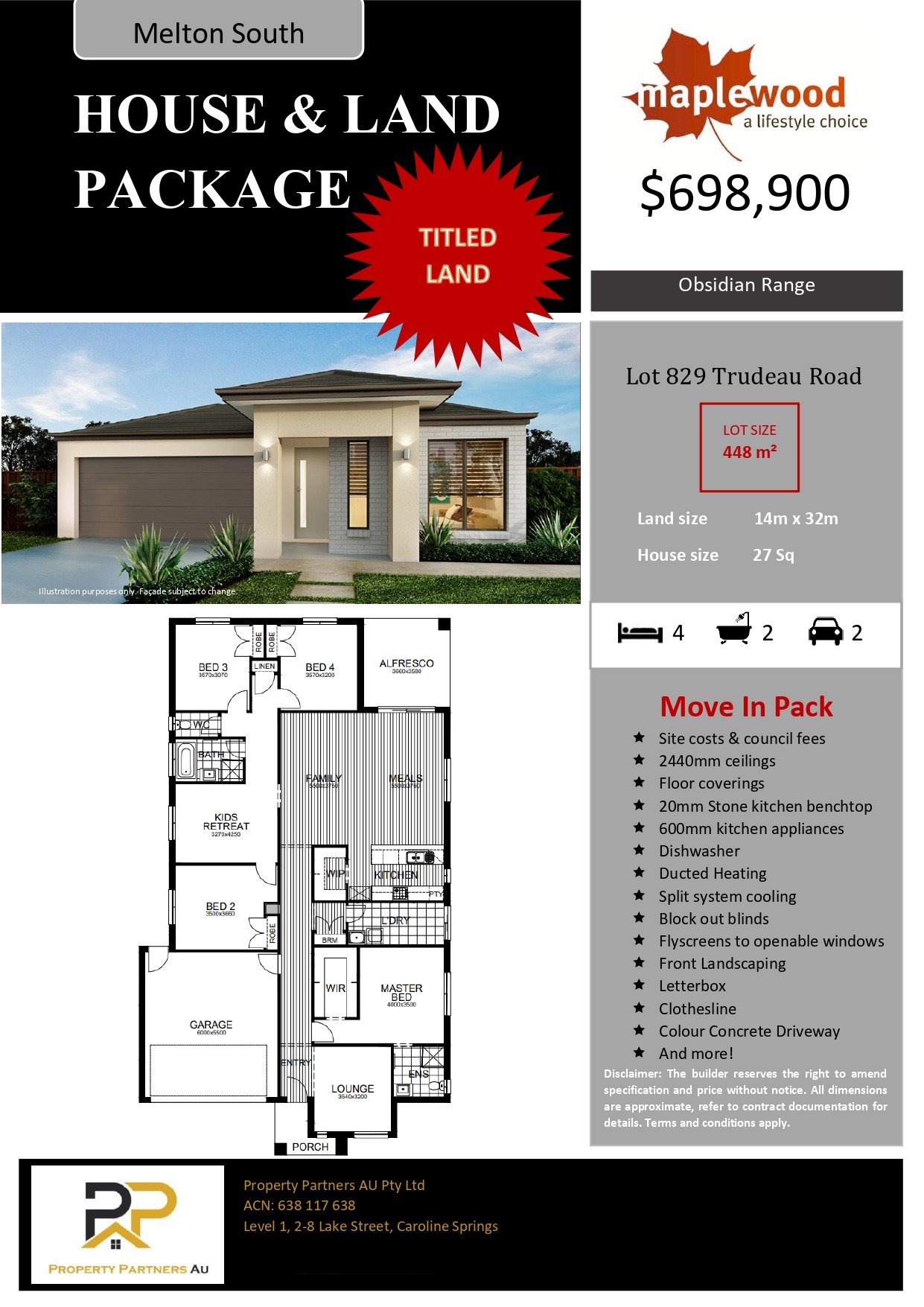 [Land for Sale] Maplewood Estate, Melton South OpenLot